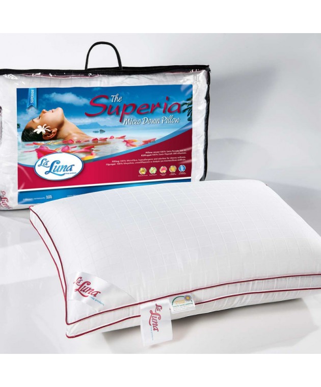 Μαξιλάρι ύπνου (50X70) THE MICRODOWN SUPERIA PILLOW, LA LUNA Μαξιλάρια Υπνου Απλά