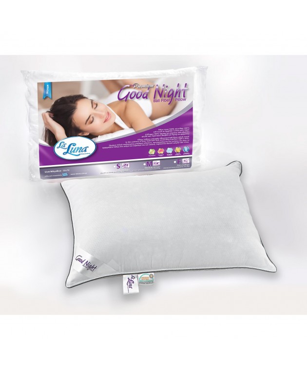 Μαξιλάρι ύπνου (50X70) THE PREMIUM GOODNIGHT MEDIUM PILLOW, LA LUNA Μαξιλάρια Υπνου Απλά