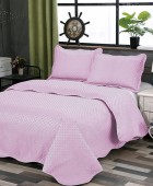 Σετ κουβερλί Υ/Δ (220Χ240) DOT PINK, SILK FASHION Κουβερλί Υπέρδιπλα