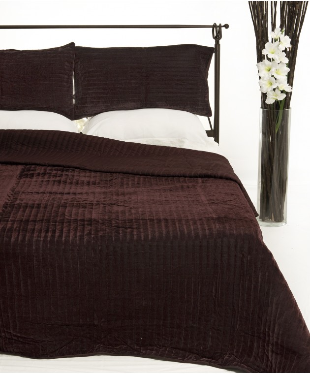 Σετ κουβερλί Υ/Δ (220Χ240) VELVET 1, SILK FASHION Κουβερλί Υπέρδιπλα