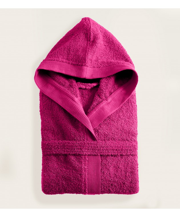 Μπουρνούζι  με κουκούλα (XXL) AMADEUS FUCHSIA, RYTHMOS HOME Μπουρνούζια