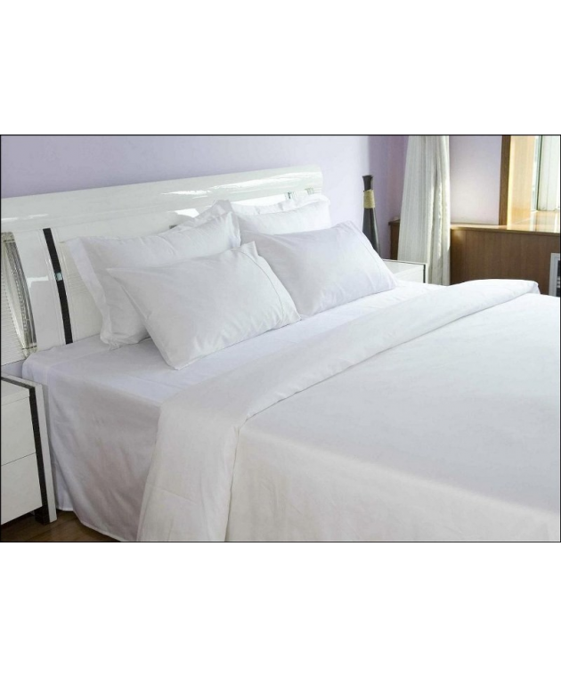Σεντόνι μεμονωμένο Υ/Δ (240Χ280) COTTON CLASSIC LINE, LE BLANC