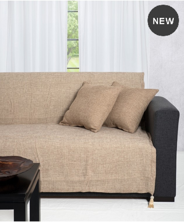 Ριχτάρι πολυθρόνας (180Χ180) 9925 SAND, SILK FASHION
