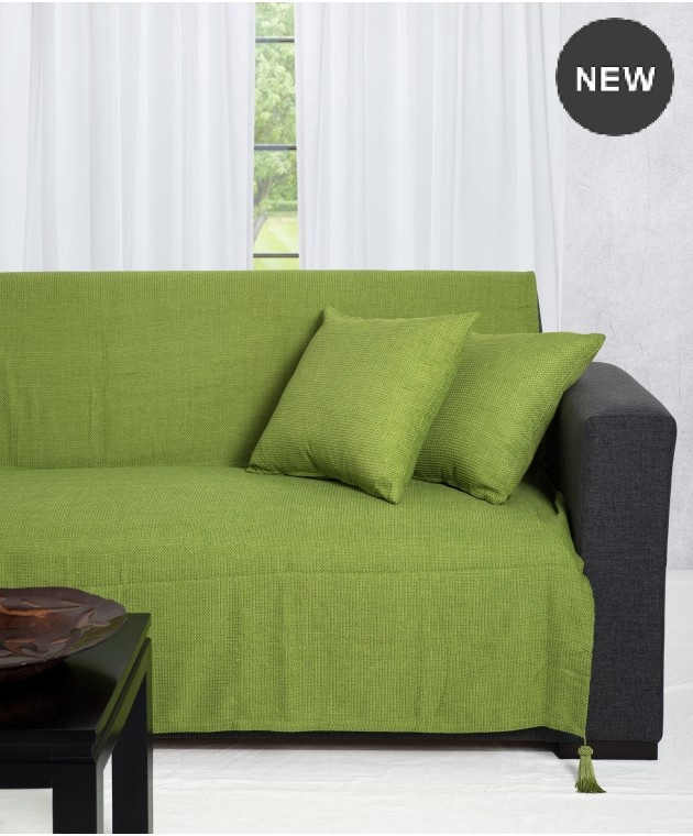 Ριχτάρι πολυθρόνας (180Χ180) 9925 GREEN, SILK FASHION