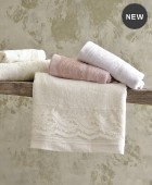 Σετ πετσέτες νυφικές 3 τεμ. ANIKA WHITE, RYTHMOS HOME