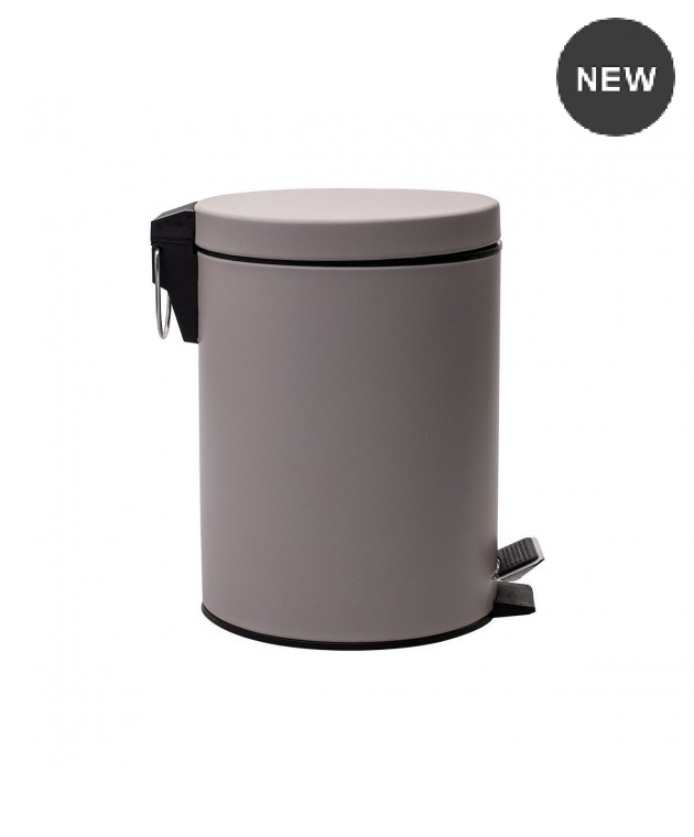 Κάδος απορριμμάτων (5LT) CLASSIC TAUPE 02-5580, ESTIA Καλάθια Αποριμμάτων