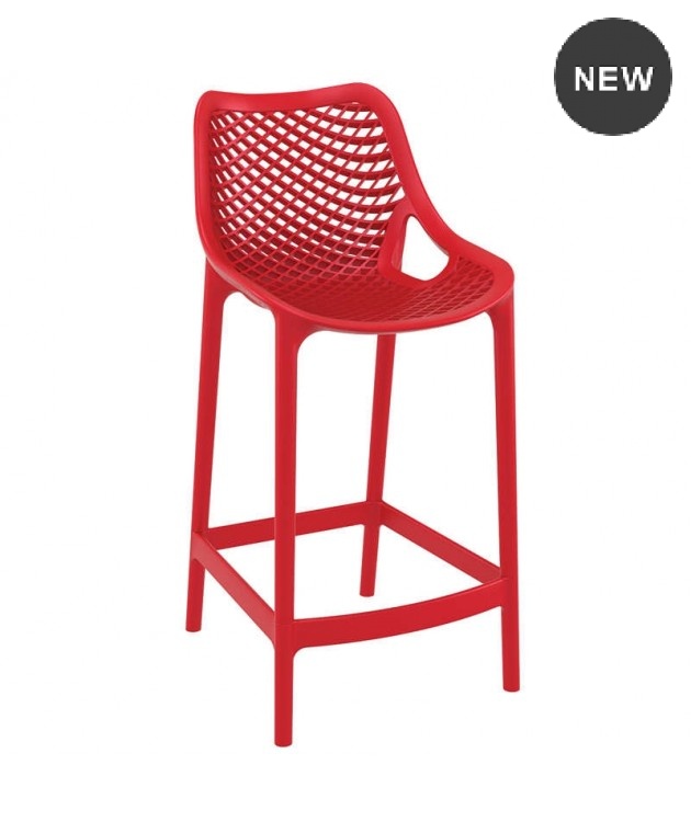 Σκαμπό (65εκ.) AIR RED, SIESTA