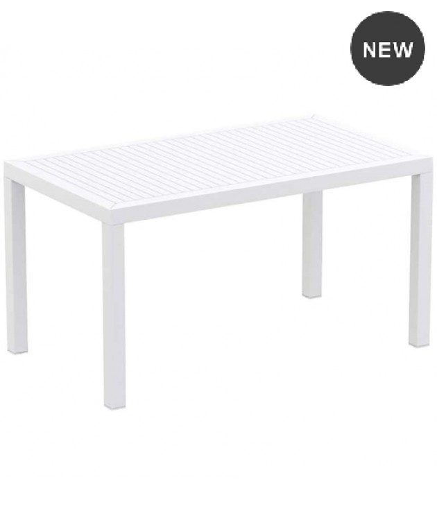 Τραπέζι (140Χ80X75) ARES WHITE, SIESTA Τραπέζια