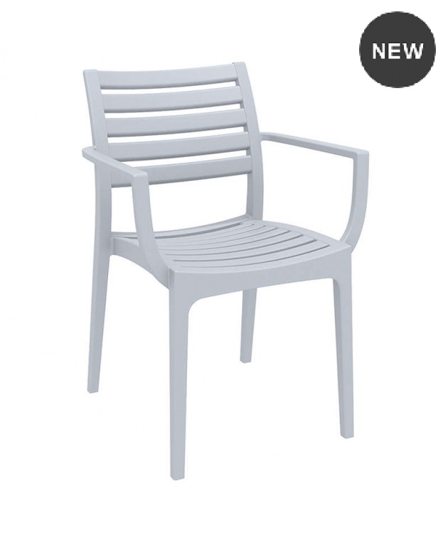 Πολυθρόνα ARTEMIS SILVER GREY, SIESTA