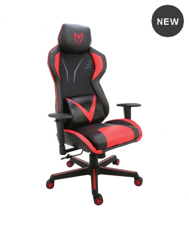 ΒΣ6100-R ΜΑΥΡΟ/ΚΟΚΚΙΝΟ ΠΟΛΥΘΡΟΝΑ GAMING Καρέκλες Γραφείου