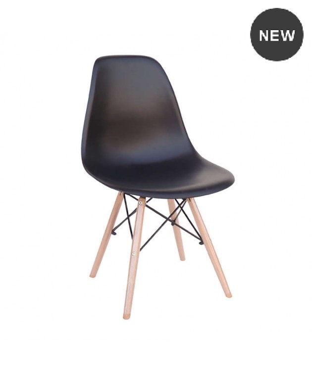 Καρέκλα (46Χ55Χ81) LOFT BLACK, ZITA PLUS Καρέκλες