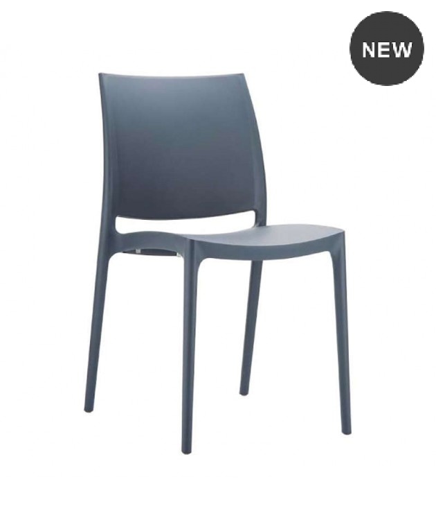 Καρέκλα MAYA DARK GREY, SIESTA Καρέκλες
