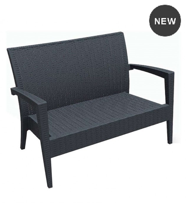 ΜΑΙΑΜΙ DARK GREY ΚΑΝΑΠΕΣ 128Χ77Χ89εκ. ΠΟΛ/ΝΙΟΥ Καρέκλες