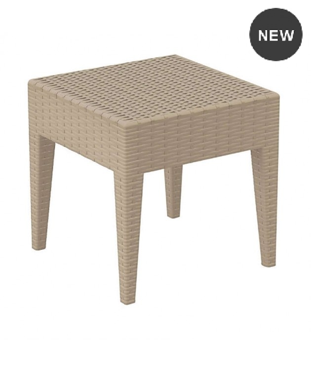 Τραπεζάκι βοηθητικό (45Χ45Χ45) MIAMI DOVE GREY, SIESTA Τραπέζια Κήπου