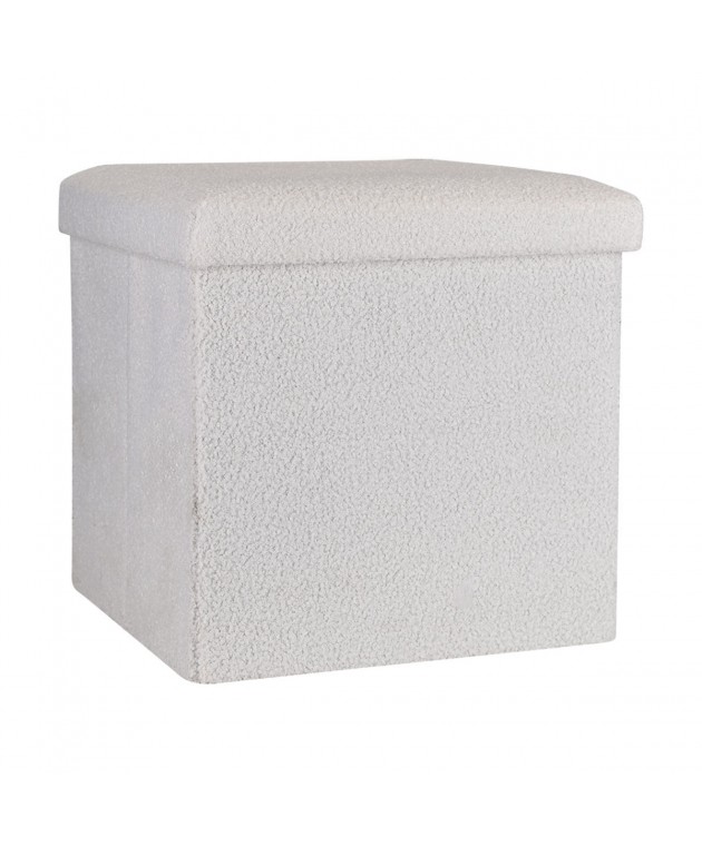 ESTIA ΣΚΑΜΠΟ CUBE LEATHER ΜΕ ΑΠΟΘΗΚΕΥΤΙΚΟ ΧΩΡΟ ΛΕΥΚΟ 