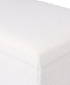 ESTIA ΣΚΑΜΠΟ CUBE TEDY ΜΕ ΑΠΟΘΗΚΕΥΤΙΚΟ ΧΩΡΟ ΛΕΥΚΟ Σκαμπό