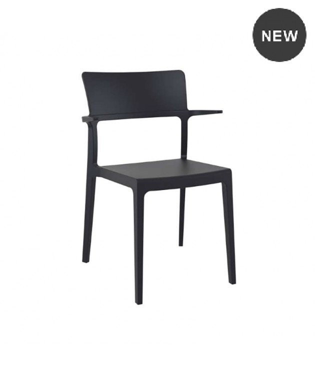 Πολυθρόνα PLUS BLACK, SIESTA