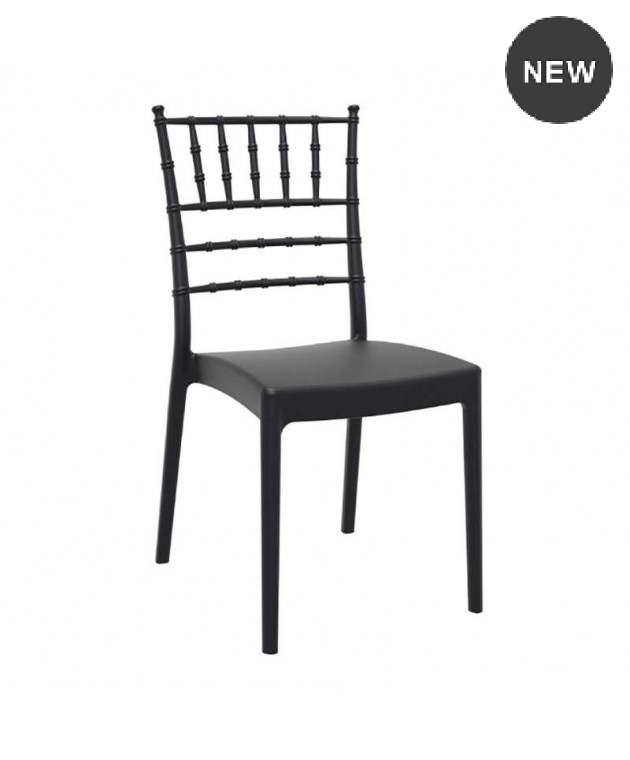 Καρέκλα JOSEPHINE BLACK, SIESTA Καρέκλες