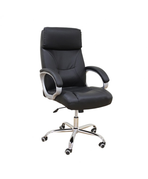 A9947 ΜΑΥΡO PU ΠΟΛΥΘΡΟΝΑ ΓΡΑΦΕΙΟΥ Καρέκλες