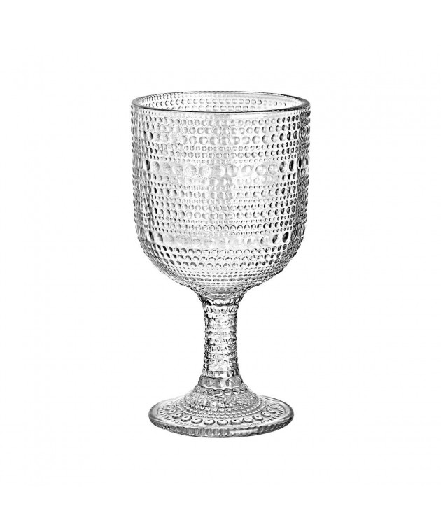 ESTIA ΠΟΤΗΡΙ ΚΡΑΣΙΟΥ DOTS ΓΥΑΛΙΝΟ 375ml ΣΕΤ 6ΤΜΧ Ποτήρια Κρασιού