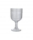 ESTIA ΠΟΤΗΡΙ ΚΡΑΣΙΟΥ DOTS ΓΥΑΛΙΝΟ 375ml ΣΕΤ 6ΤΜΧ Ποτήρια Κρασιού