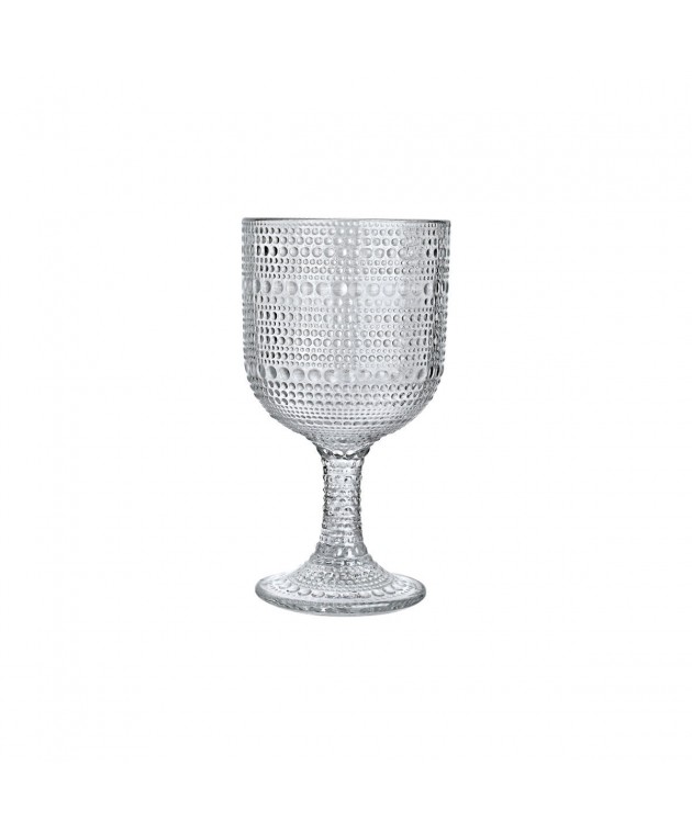 ESTIA ΠΟΤΗΡΙ ΚΡΑΣΙΟΥ DOTS ΓΥΑΛΙΝΟ 375ml ΣΕΤ 6ΤΜΧ Ποτήρια Κρασιού