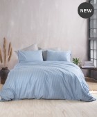 Σετ σεντόνια king size (270X290) Polene Blue, Rythmos Home Σεντόνια King Size