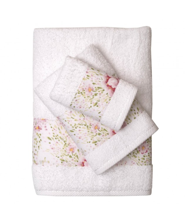 Σετ 3 Πετσέτες 30x50, 50x100, 70x140 3002 White σε Κουτί Δώρου Σετ πετσέτες Mπάνιου