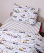 Σετ Κουβερτώριο Μονό 160x240 Τρακ Παιδικά Κουβερλί