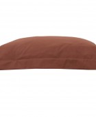 Σετ Παπλωματοθήκη Υπέρδιπλη 220x240 Superb Percale Σοκολά Παπλωματοθήκες Υπέρδιπλες Μονόχρωμες