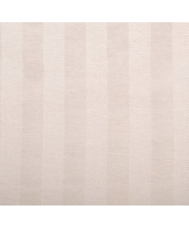 Σεντόνι Με Λάστιχο 100x200+25 Polycotton Σατέν ριγέ 850 Εκρού Μονά