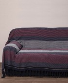 Σετ 3 Τεμ Ριχτάρια 170x170, 170x240, 170x280 2010 Μπορντώ Σαλόνι