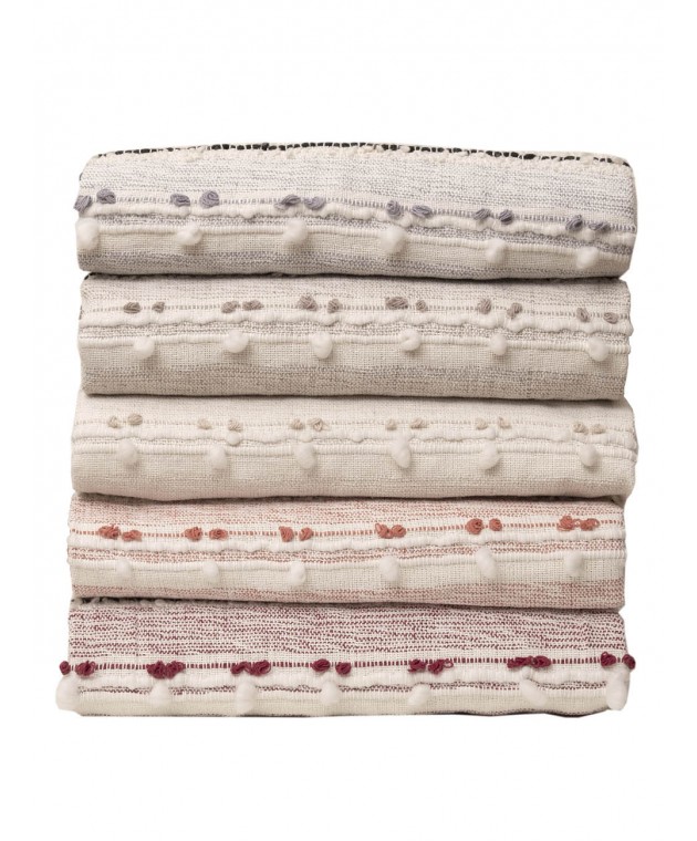 Σετ 3 Τεμ Ριχτάρια 170x170, 170x240, 170x280 2011 Μπορντώ Σαλόνι