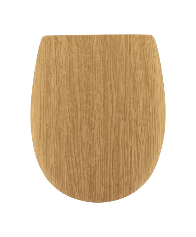 Καπάκι Λεκάνης Δρύινο Φυσικό με Ανοξείδωτους Μεντεσέδες MRShome Καπάκια Λεκάνης