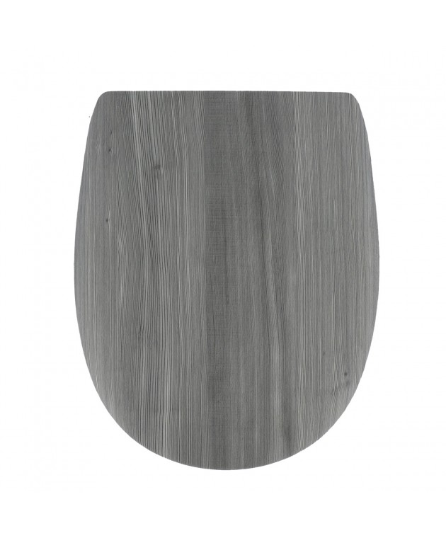 Καπάκι Λεκάνης Δρύινο Φυσικό Γκρι με Ανοξείδωτους Μεντεσέδες MRShome Καπάκια Λεκάνης