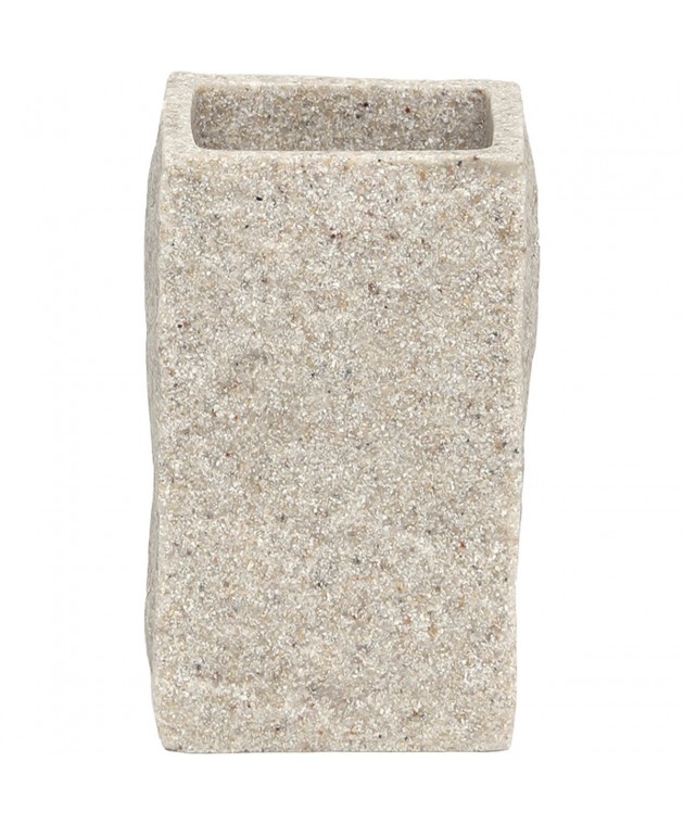 Ποτήρι Οδοντόβουρτσας Polyresin Μπέζ MRShome