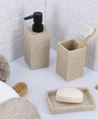 Σαπουνοθήκη Polyresin Μπέζ MRShome