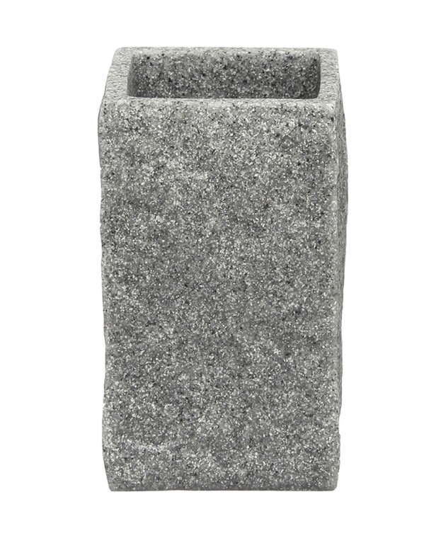 Ποτήρι Οδοντόβουρτσας Polyresin Γκρί MRShome