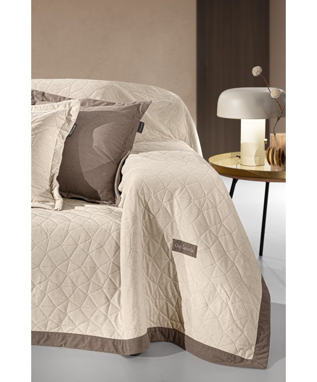 Ριχτάρι Avalon Cream 170Χ300 + Μαξιλαροθήκη 42Χ42+3 ΝΕΕΣ ΑΦΙΞΕΙΣ