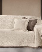 Ριχτάρι Avalon Cream 170Χ300 + Μαξιλαροθήκη 42Χ42+3 ΝΕΕΣ ΑΦΙΞΕΙΣ