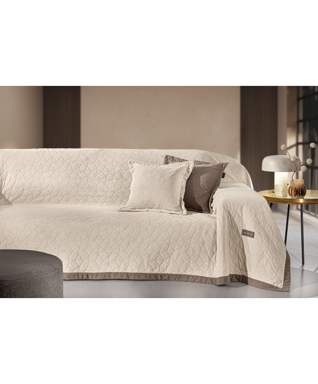 Ριχτάρι Avalon Cream 170Χ300 + Μαξιλαροθήκη 42Χ42+3 ΝΕΕΣ ΑΦΙΞΕΙΣ