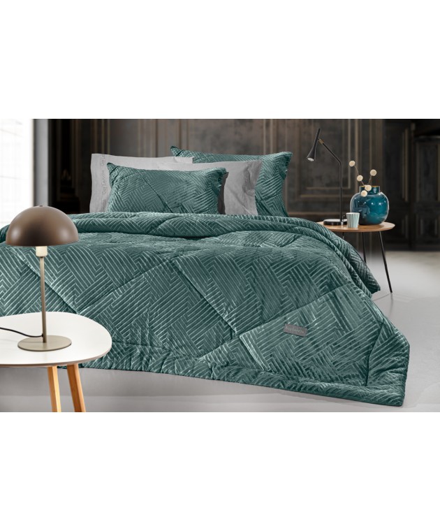 Κουβερτοπάπλωμα York Petrol 260X240 Κουβερτοπάπλωμα  king size