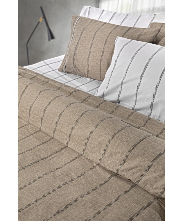Σετ 2τμχ Παπλωματοθήκη Beverly Cashmere 165X225 Παπλωματοθήκες Μονές