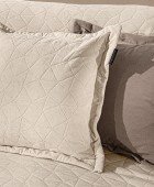 Ριχτάρι Avalon Cream 170Χ150 + Μαξιλαροθήκη 42Χ42+3 Πολυθρόνας