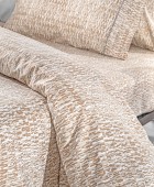 Σετ 3τμχ Παπλωματοθήκη Beaver Titanium Flannel 225Χ245 Παπλωματοθήκες Υπέρδιπλες Φανελένιες