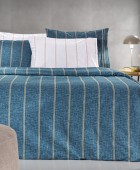Σετ 3τμχ. Σεντόνια Beverly Denim 180x265 Σεντόνια Ημίδιπλα