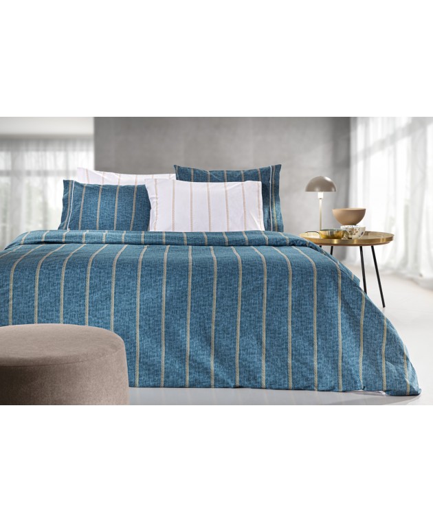 Σετ 3τμχ. Σεντόνια Beverly Denim 180x265 Σεντόνια Ημίδιπλα