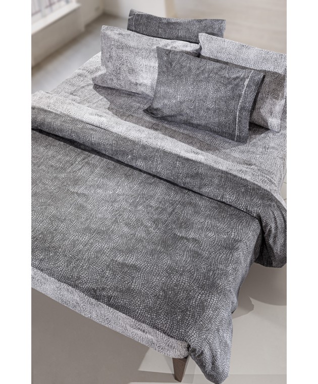 Σετ 2τμχ Παπλωματοθήκη Safari Anthracite 165X225 Παπλωματοθήκες Μονές