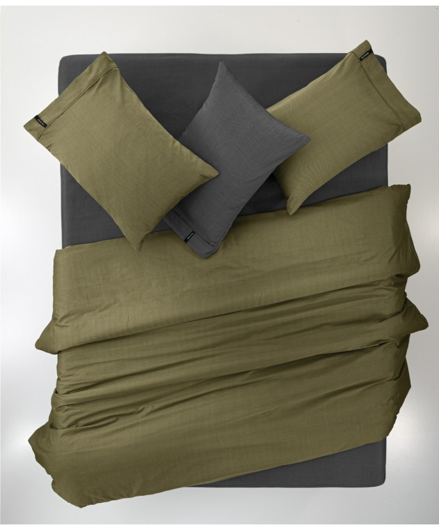 Σεντόνι Minimal Khaki Με Λάστιχο 160x200+35 Υπέρδιπλα
