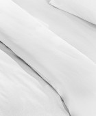 Σεντόνι Color Plus White Με Λάστιχο 100x200+32 Μονά